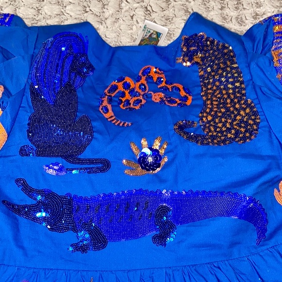 QUEEN OF SPARKLES QOS Animal Icon Dress size xs - Picture 2 of 10